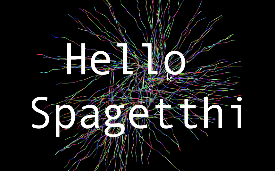 Hello spaghetti