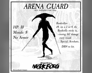 Arena Guard for Mörk Borg  