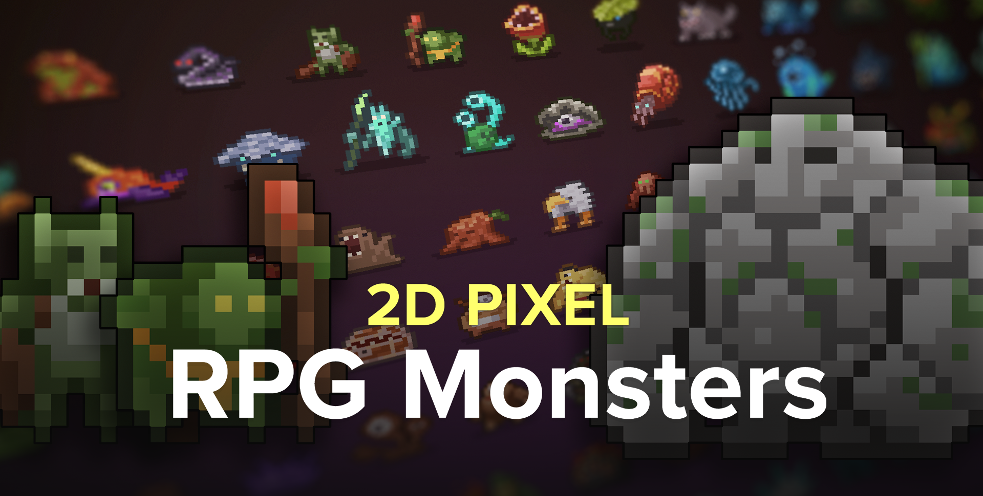 2D Pixel - RPG Monsters