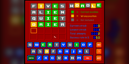 Cover image for AmiWordle