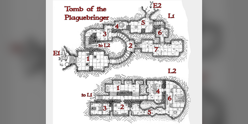 Cover image for Tomb of the Plaguebringer - Dungeon Adventure for Shadowdark RPG