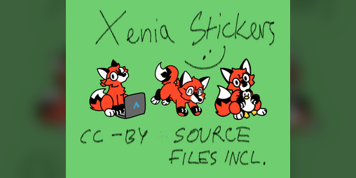 Cover image for Tiny Xenia sticker pack