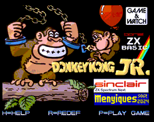 Donkey Kong Jr. G&W -ZX Spectrum NEXT-