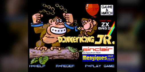 Cover image for Donkey Kong Jr. G&W for ZX Next