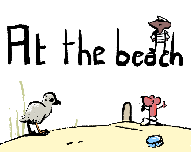 Cover image for A the beach