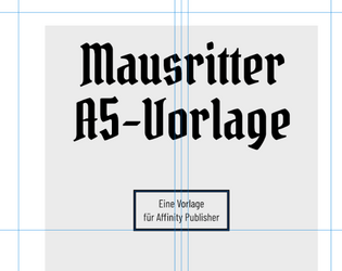 Mausritter A5 Template (deutsch)  