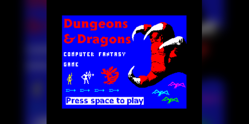 Cover image for Dungeons & Dragons Computer Fantasy Game