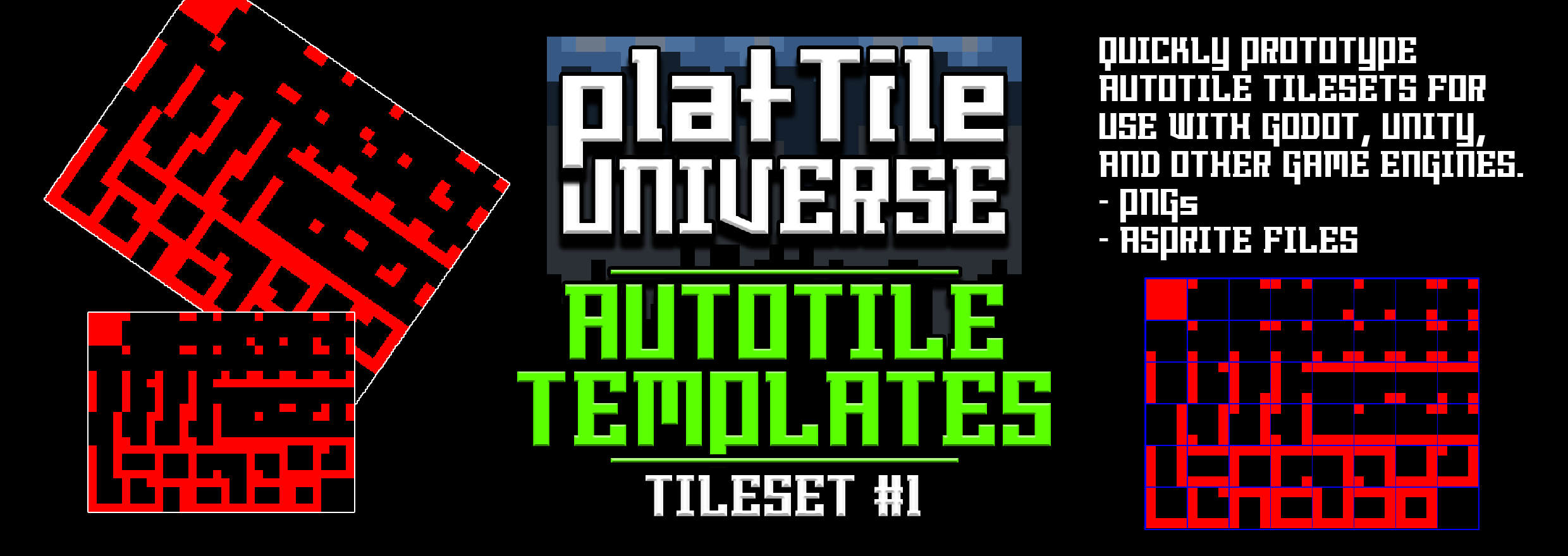 platTile Universe: Autotile Templates