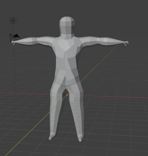 humanoid character mesh by david132a