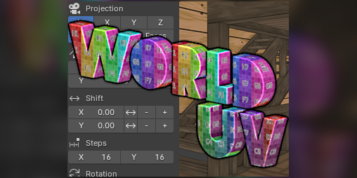 Cover image for WorldUV (Blender addon)