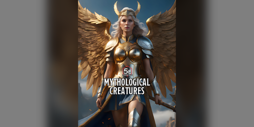 Cover image for Mythological Creatures: A Monster Compendium for 5E