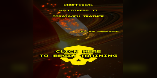 Cover image for Unofficial Helldivers 2 Stratagem Trainer