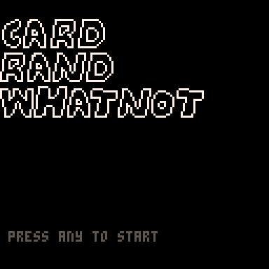 Cover image for Card Rand Whatnot