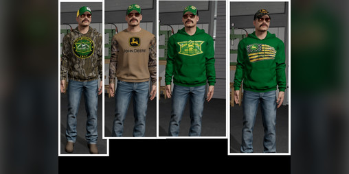Cover image for John Deere themed clothing pack