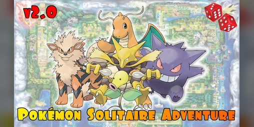 Cover image for Pokemon Solitaire Adventure ( Solo RPG with PVP/DM support )