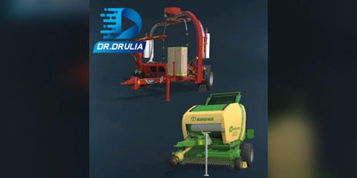 Cover image for Pre Chamber Krone Baler-Fast Wrapping Round 180 Bales