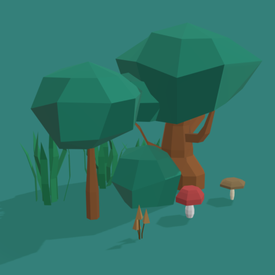 Low poly mini flora pack by cotu games