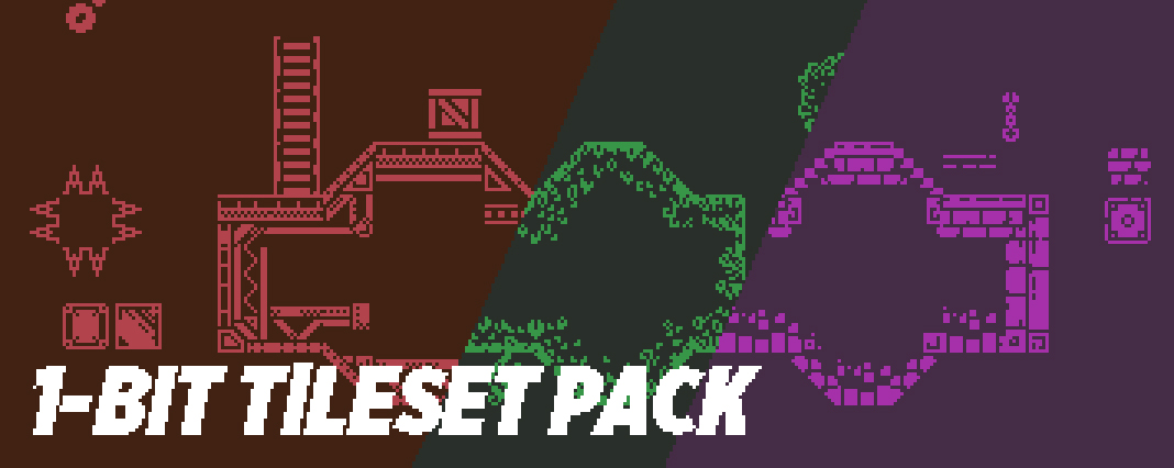 Free 1-bit Tileset Pack
