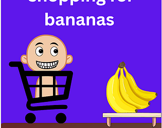 shopping for bananas