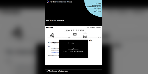 Cover image for No Internet (Commodore VIC 20) by Huffelduff