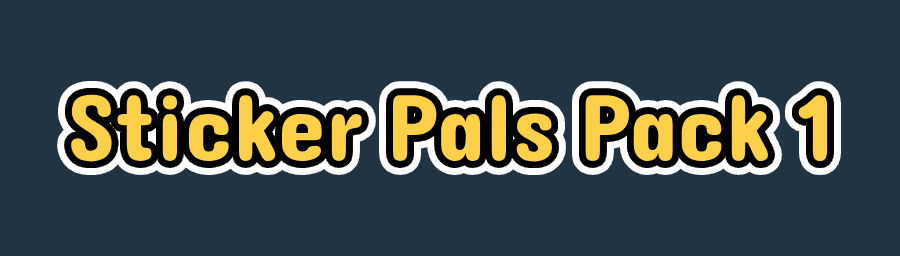 Sticker Pals Monster Pack 1
