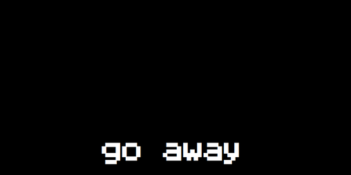 Cover image for go away
