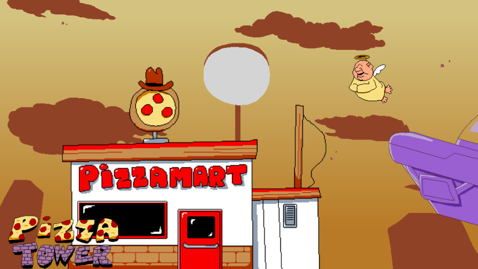(DEMO)PizzaMart Robbery (Steam Full Release Custom Level-Pizza Tower)