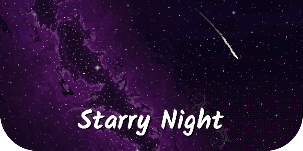 Starry night - Parallax Background
