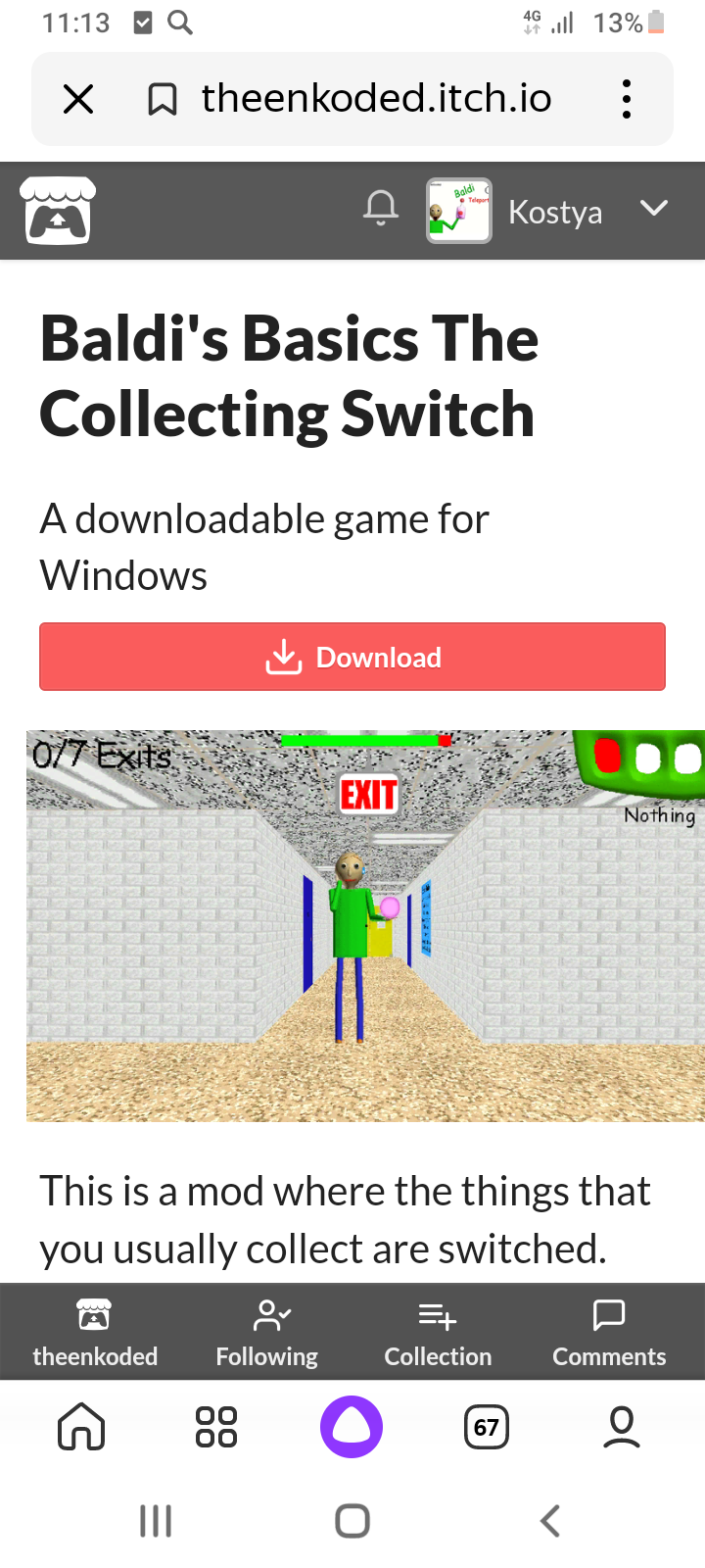 Make android this is mod please.? - itch.io