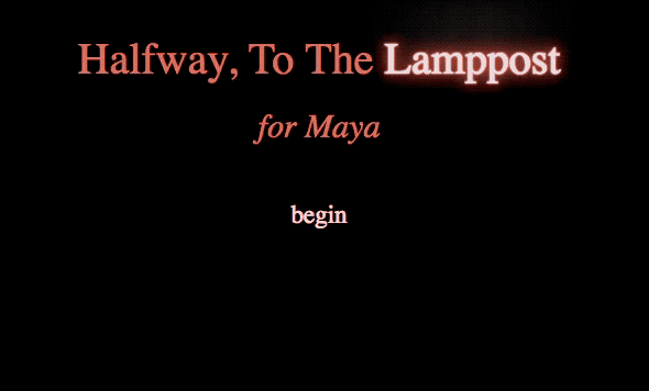 Cover image for Halfway, To The Lamppost