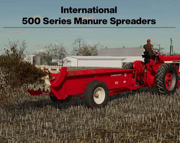 Cover image for International 500 Series Manure Spreaders FS22