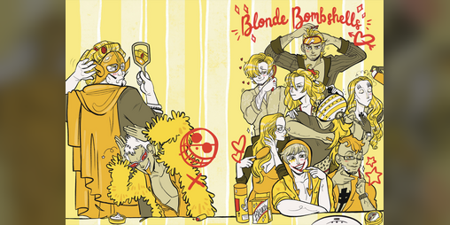 Cover image for Blonde Bombshells Zine