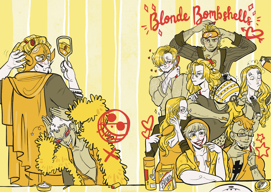 Cover image for Blonde Bombshells Zine