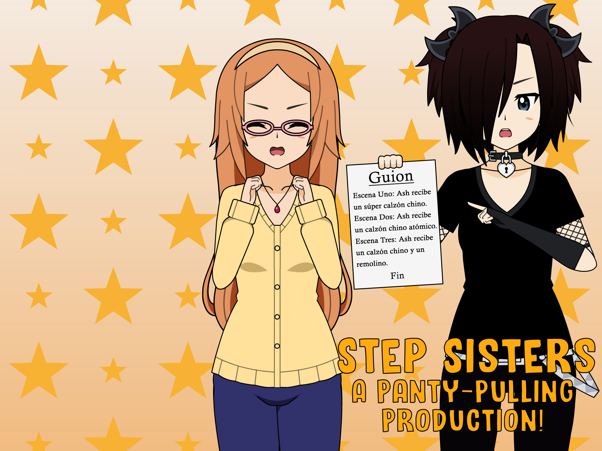 Cover image for STEP SISTERS A Panty-Pulling Production!