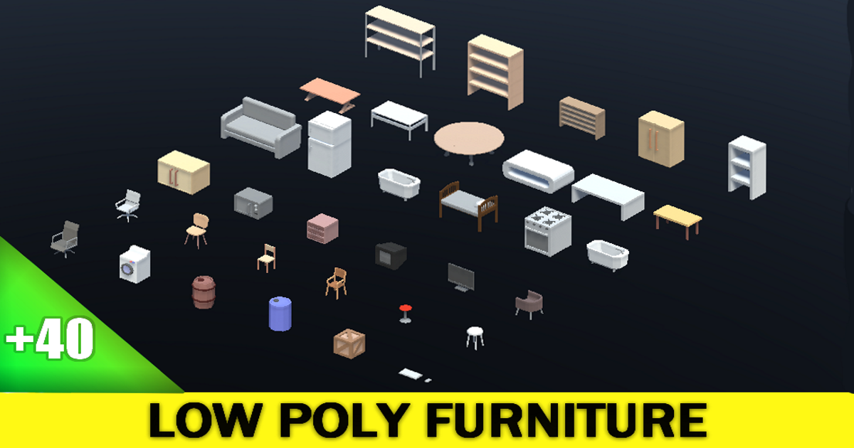 Low Poly Forniture