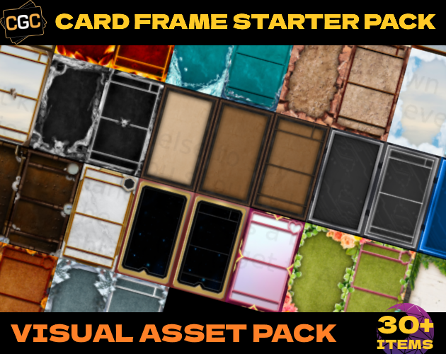 Card Frame Starter Pack by MythAtelier