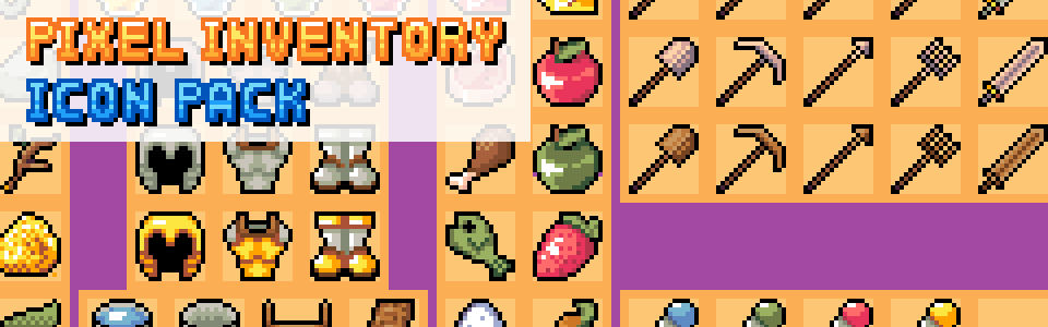 Pixel Inventory Icon pack