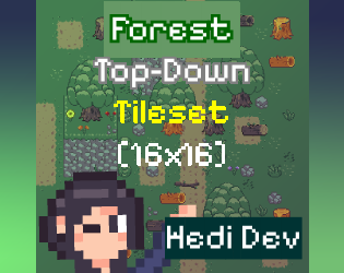 Forest - Top-Down Tileset [16x16] , by Hedi Dev