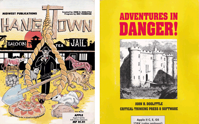 Hangtown and Adventures in Danger covers