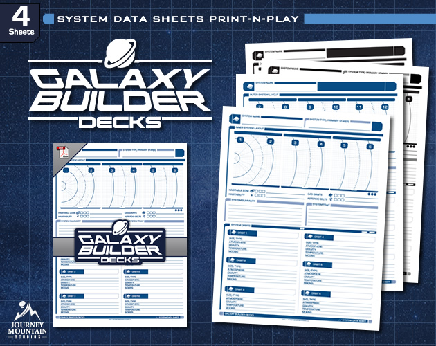 Galaxy Builder Decks: System Data Sheet