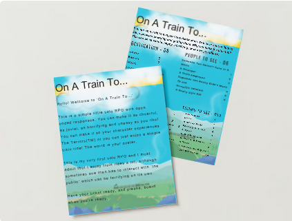 Cover image for On A Train To...