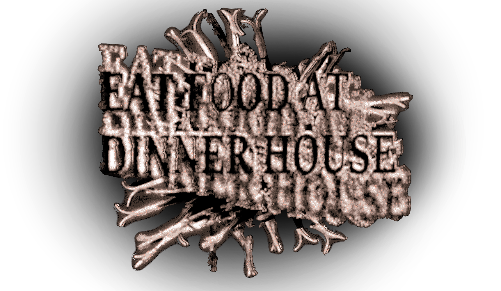 EAT FOOD AT DINNER HOUSE