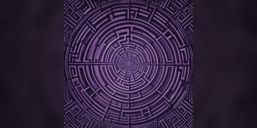Cover image for Purple Labyrinths
