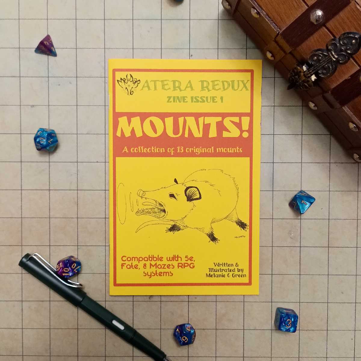 Atera Redux zine issue 1: Mounts by Meldar16 Games