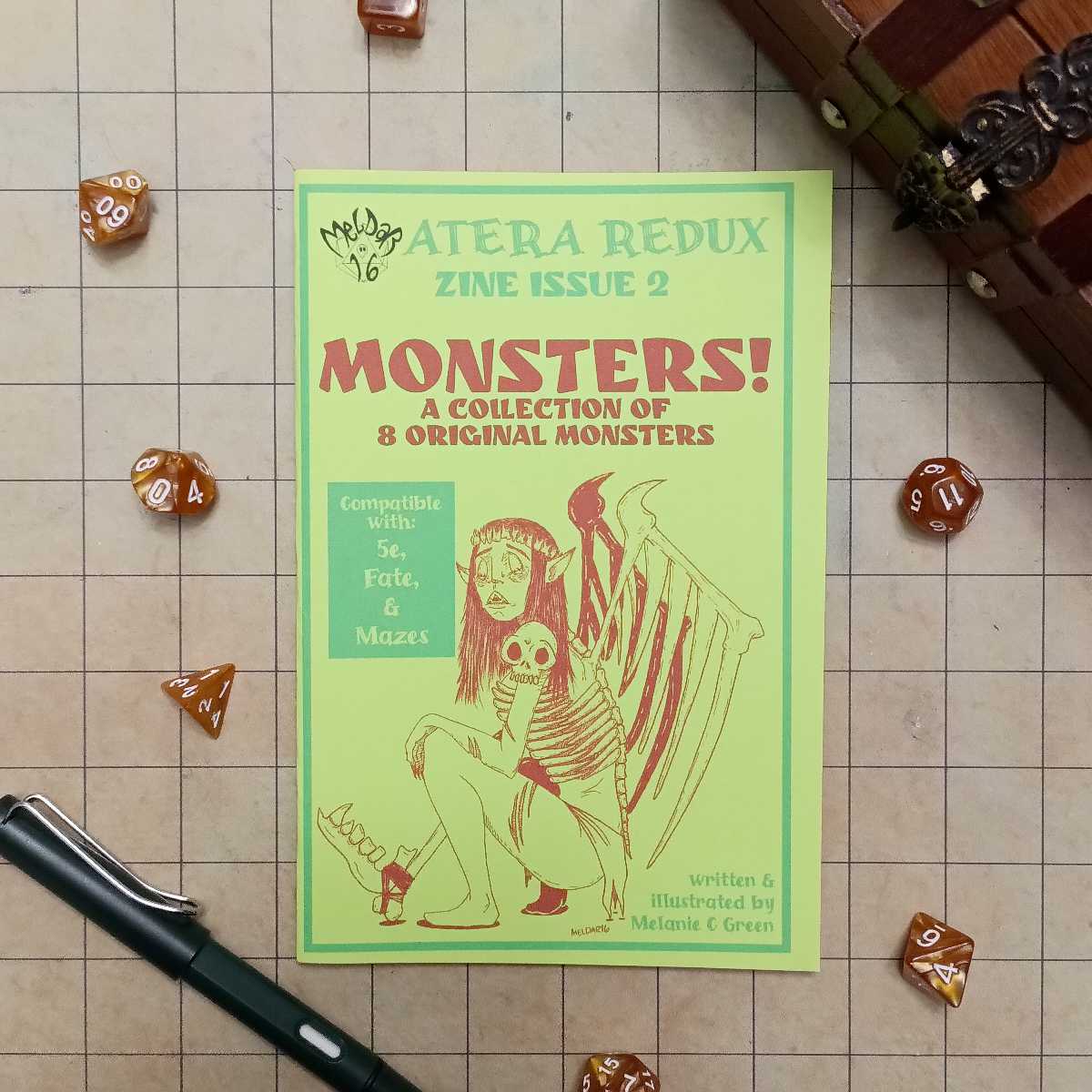 Cover image for Atera Redux Zine issue 2: Monsters