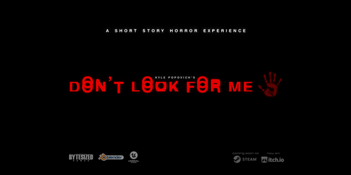 Cover image for DONT' LOOK FOR ME
