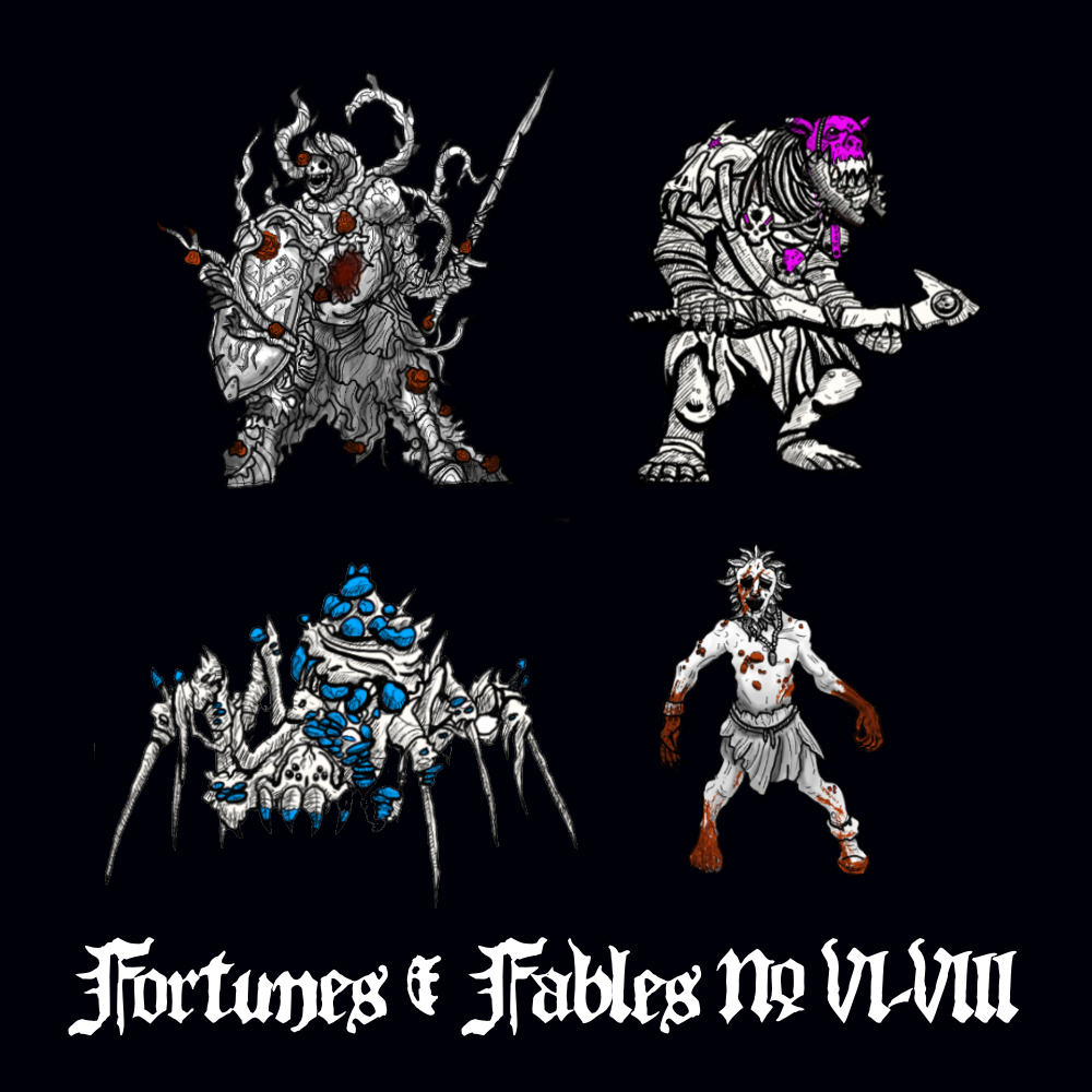 Cover image for Fortunes & Fables: No. VI - VIII Adventures