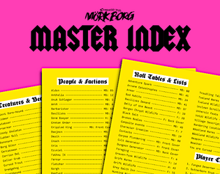 Master Index  