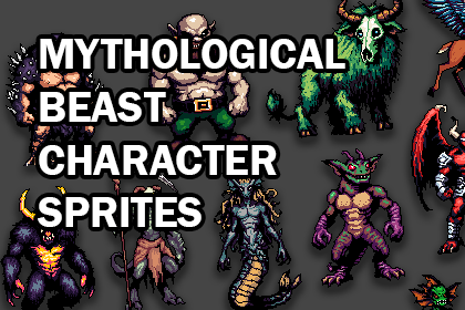 Mythological Beasts - Character Sprites by Mork Smith