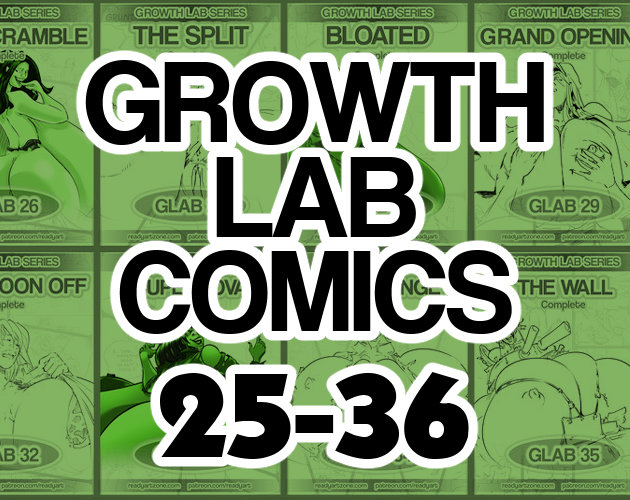 Growth Module Lab Fiction Updated comics! - Growth Lab 25-36 by Ready Art